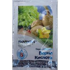 Кислота борна 20г добриво з фунгіцидним ефектом, Провентус Кислота борна 20г добриво з фунгіцидним ефектом, Провентус