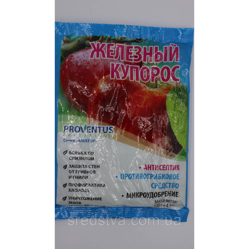 Купорос залізний 500г антисептик, мікродобриво, Провентус