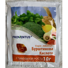 Кислота бурштинова (янтарная) 10г Стимулятор росту, Провентус Кислота бурштинова (янтарная) 10г Стимулятор росту, Провентус