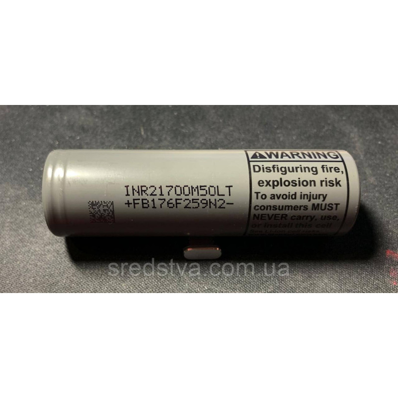 Акумулятор 21700 (18650) Li-ion (літій-іонний) АКБ LG INR21700-M50LT 4890mAh - 14.4A Акумулятор 21700 (18650) Li-ion (літій-іонний) АКБ LG INR21700-M50LT 4890mAh - 14.4A